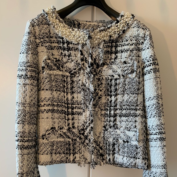 [Reserved] Tweed jacket with pearls - Available until Nov 15 - Picture 2 of 6